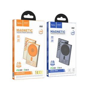 Hoco 5000mAh MagSafe Magnetic Wireless Power Bank PD20W Fast Charging Portable Charger