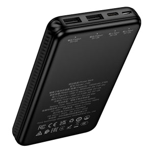 Hoco 10000mAh Portable Power Bank Phone Charger Battery Pack