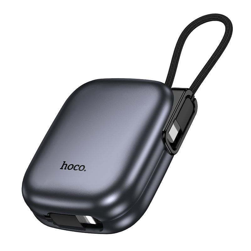 Hoco 10000mAh Compact Power Bank PD20W CCC Certified Super Small Built-In Cable Q49