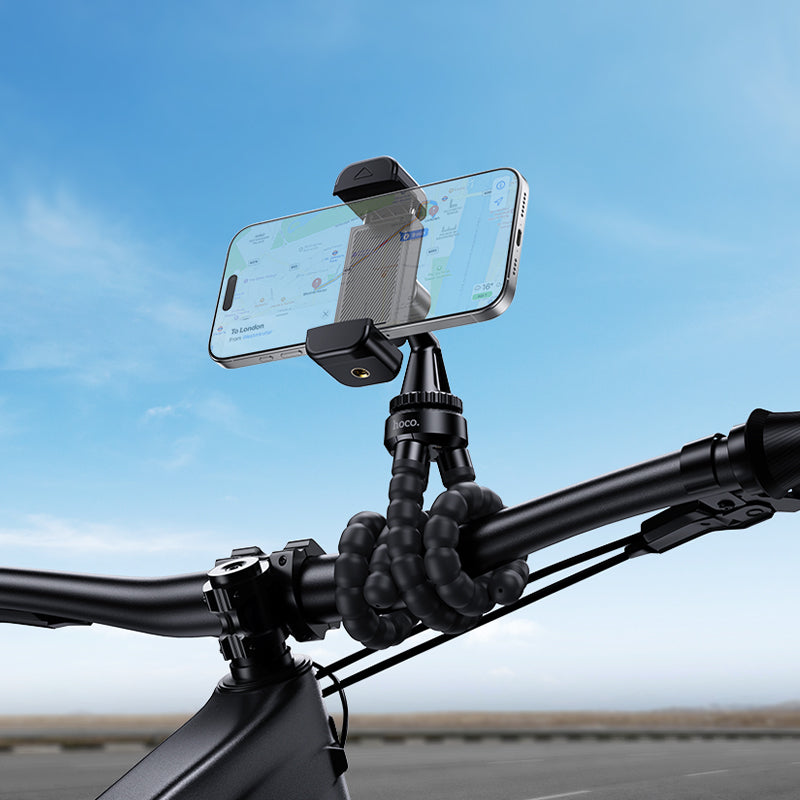 Hoco Flexible Octopus Phone Holder with Bendable Legs for Bikes, Gyms and Travel