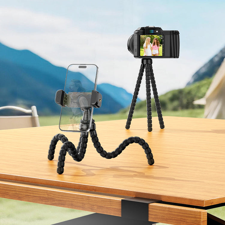 Hoco Flexible Octopus Phone Holder with Bendable Legs for Bikes, Gyms and Travel