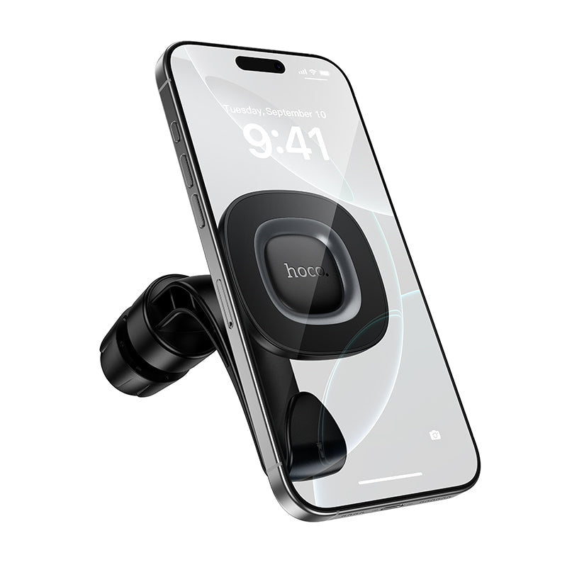 Hoco Magnetic Headrest Car Phone Holder with Built-In Hook and Adjustable Angle