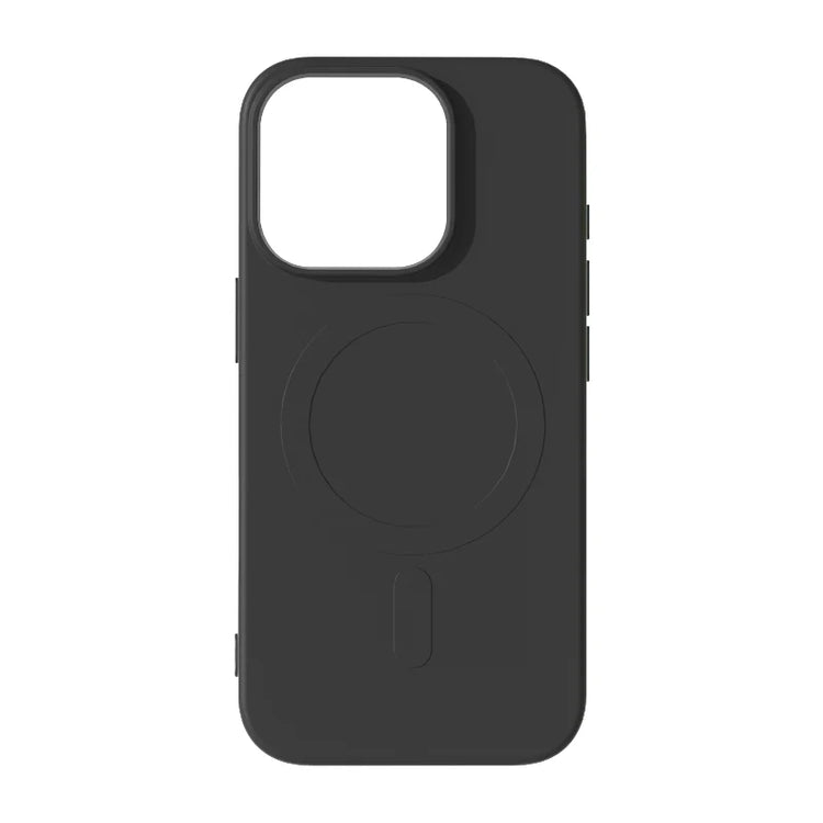 iPhone 14 Pro Blacktech Soft Feeling With Soft Micro Fiber Case MagSafe Magnetic