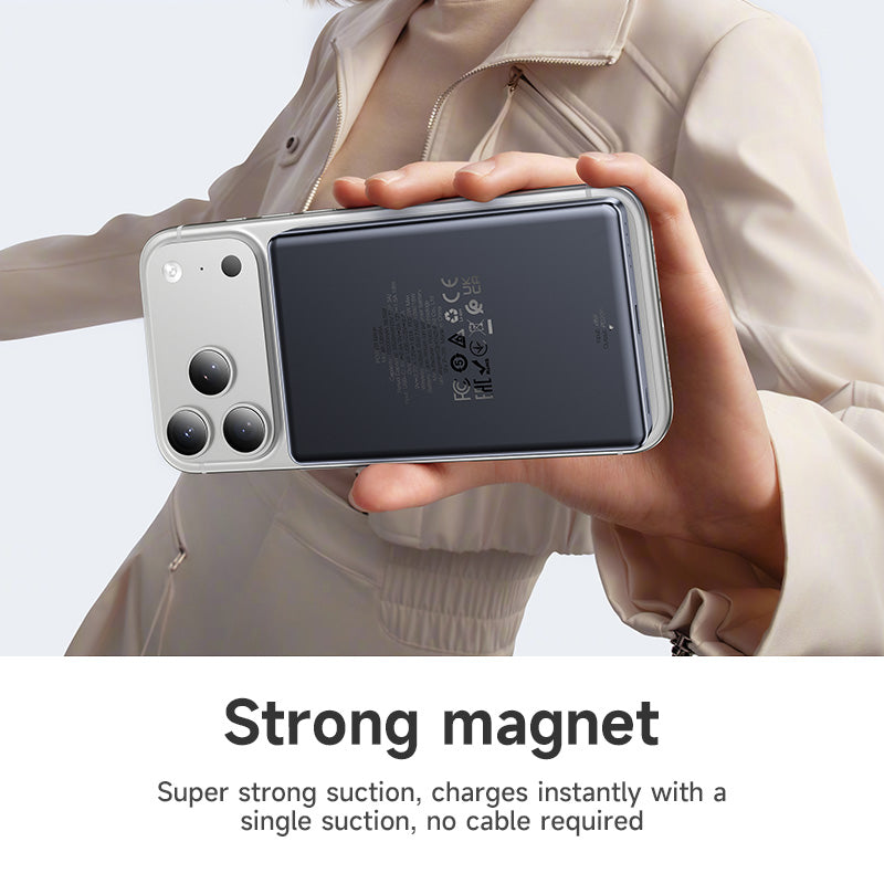 Hoco 5000mAh 20W Thin Storm Magnetic Wireless Power Bank MagSafe Slim Design DB98