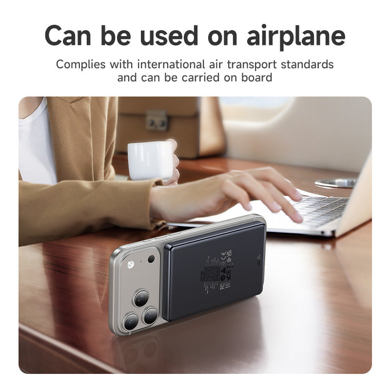 Hoco 10000mAh PD20W Thin Storm Magnetic Wireless Power Bank MagSafe Slim DB98A
