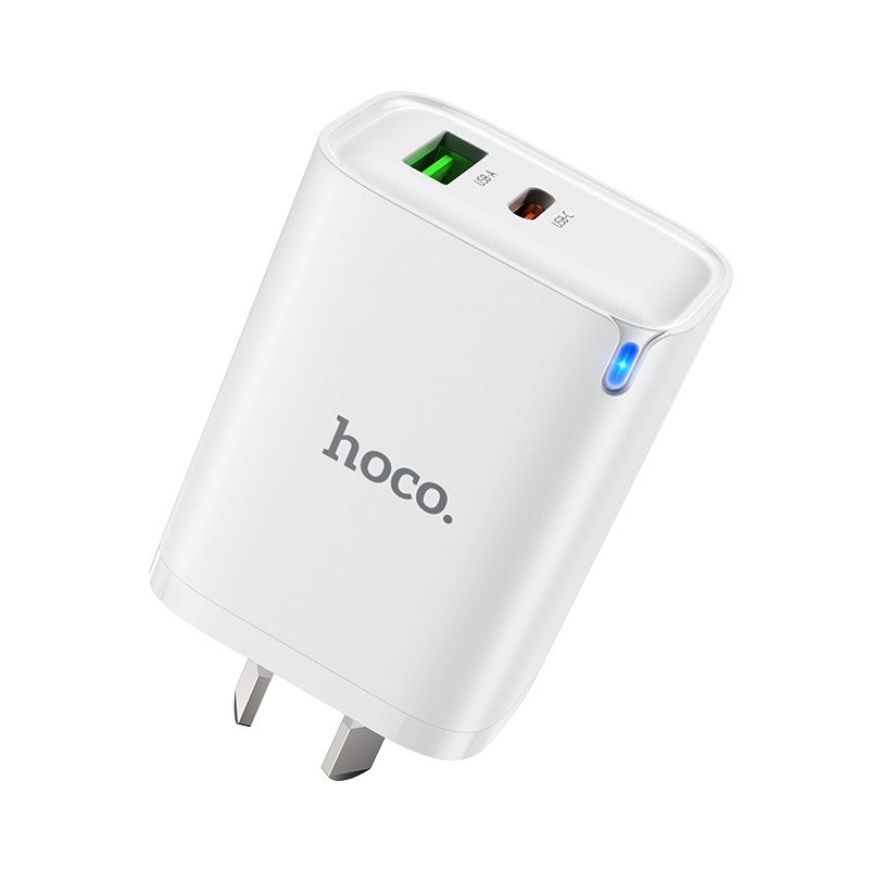 Hoco GaN PD30W QC3.0 Charger AU Plug Dual Port Fast Charging DNU3