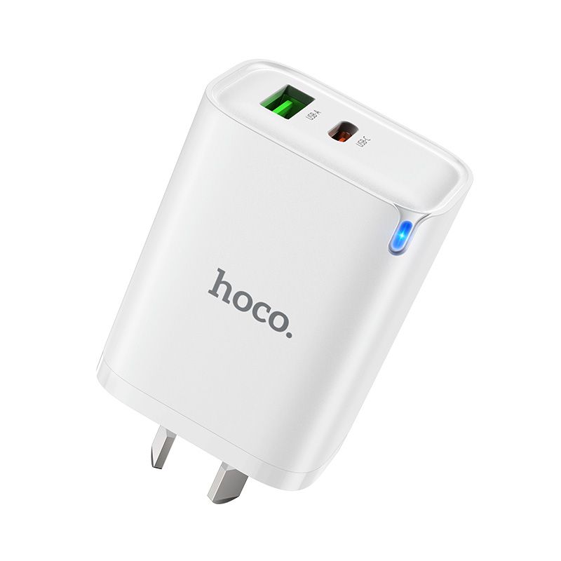 Hoco GaN PD45W QC3.0 Charger AU Plug Dual Port Fast Charging DNU4