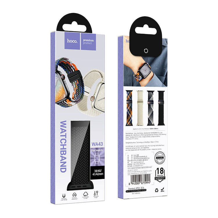 Hoco Apple Watch 38 / 40 / 41 / 42mm Loop Magnetic Buckle Nylon Strap