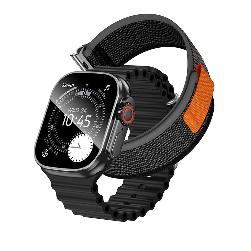 Hoco Y42 Ultra Smart Watch 2.1 Inch HD Display Bluetooth 5.3 Calling Heart Rate Monitor