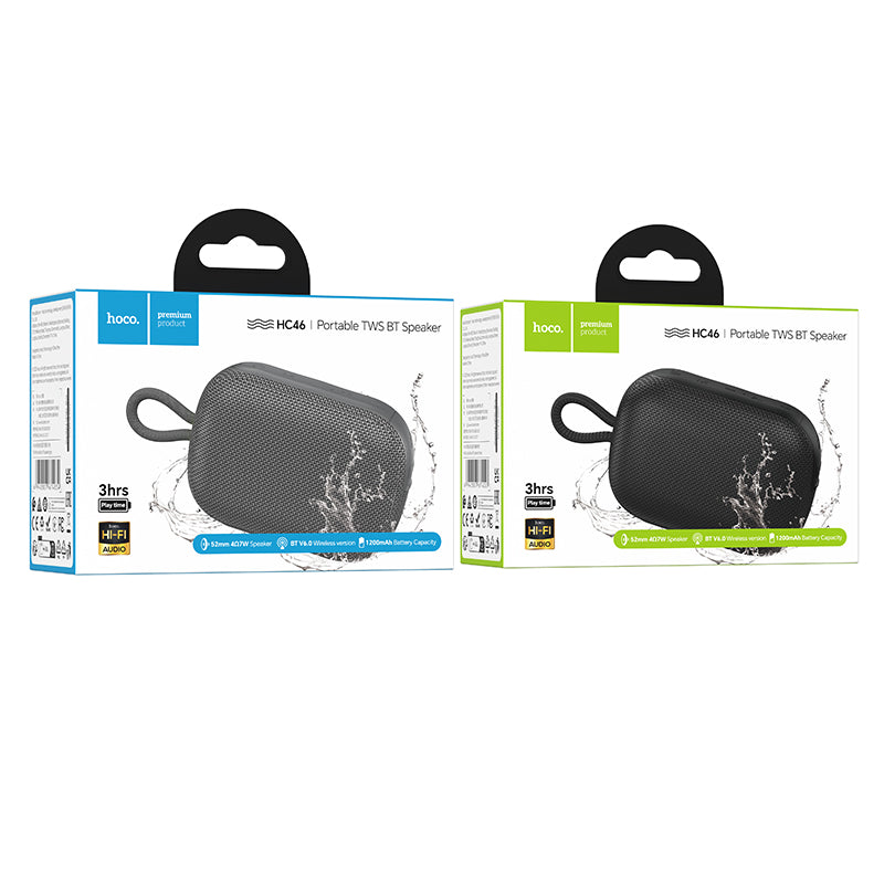 Hoco Waterproof Bluetooth Speaker Portable Rugged Design for Outdoor Use HC46