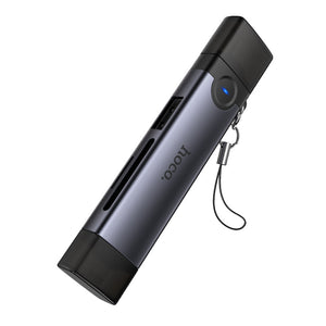 Hoco 3-in-1 USB-C and Lightning Card Reader for Phones and Tablets
