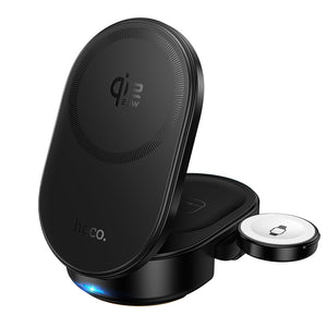 Hoco 3-in-1 Magnetic Wireless Fast Charger Qi2.2 25W Foldable MagSafe Compatible CQ23