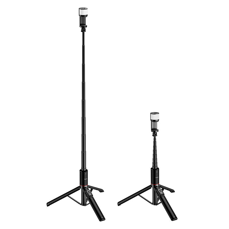 Hoco 2-in-1 Live Broadcast Stand with Fill Light and Bluetooth Remote