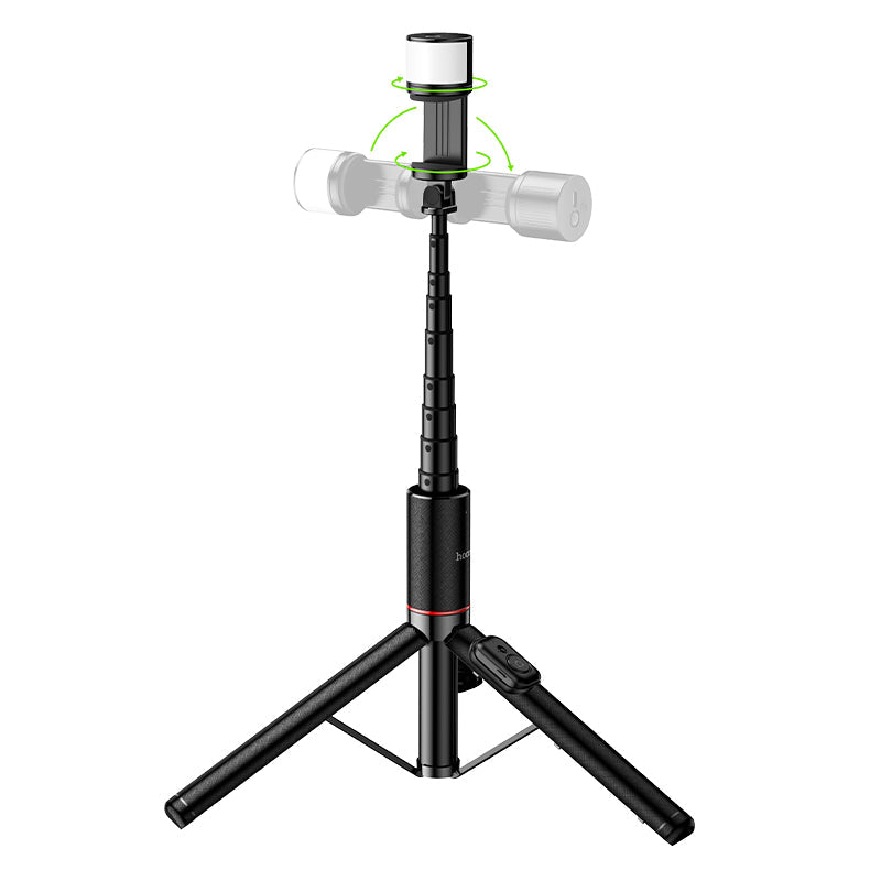 Hoco 2-in-1 Live Broadcast Stand with Fill Light and Bluetooth Remote