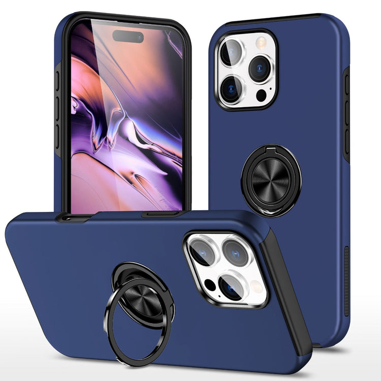 Blacktech Samsung Galaxy A57 Slim Style Magnetic Ring Stand Case
