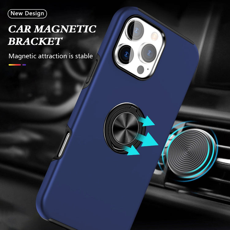 Blacktech Samsung Galaxy A57 Slim Style Magnetic Ring Stand Case