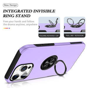 Blacktech Samsung Galaxy A57 Slim Style Magnetic Ring Stand Case