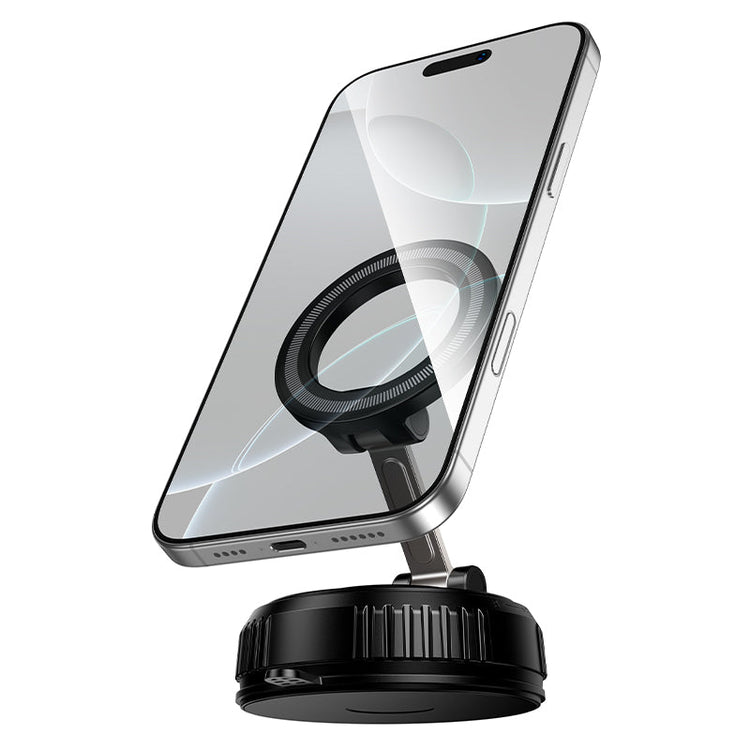 Hoco Magnetic Car Phone Holder with Suction Cup Mount for Dashboard or Windscreen