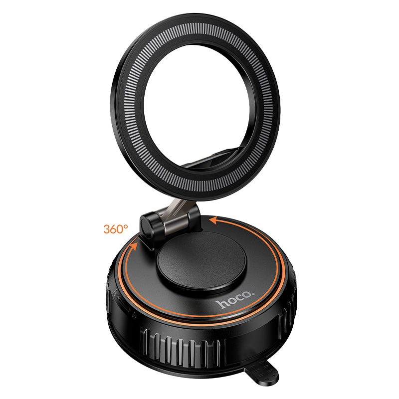 Hoco Magnetic Car Phone Holder with Suction Cup Mount for Dashboard or Windscreen