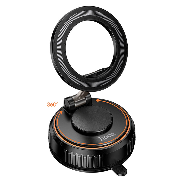 Hoco Magnetic Car Phone Holder with Suction Cup Mount for Dashboard or Windscreen