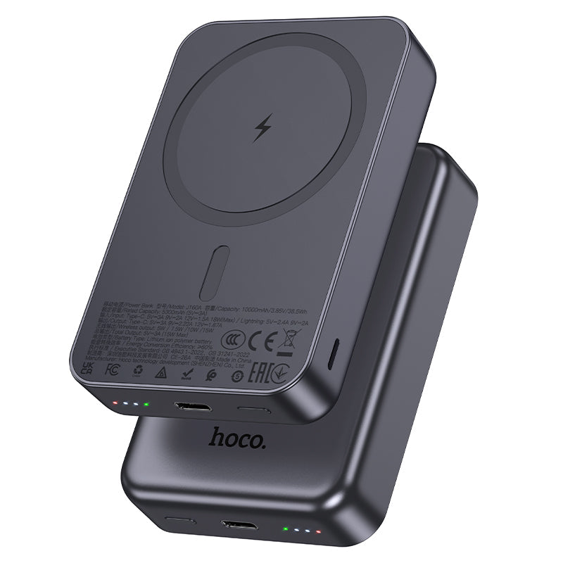 Hoco 10000mAh Magnetic Power Bank PD20W CCC Certified MagSafe Compatible J160A