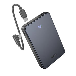 Hoco 10000mAh Power Bank 22.5W PD20W Fast Charging Built-In USB-C Cable J170