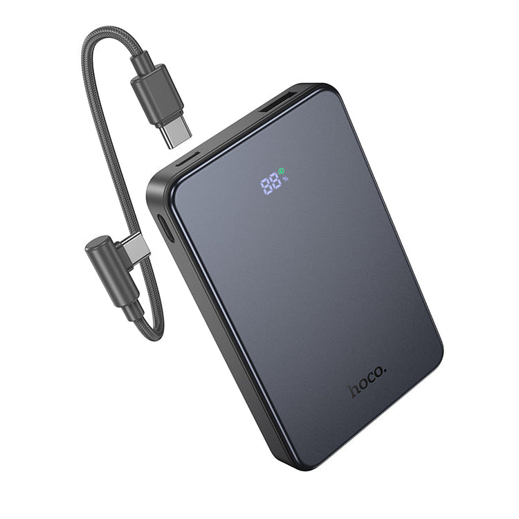 Hoco 10000mAh Power Bank 22.5W PD20W Fast Charging Built-In USB-C Cable J170