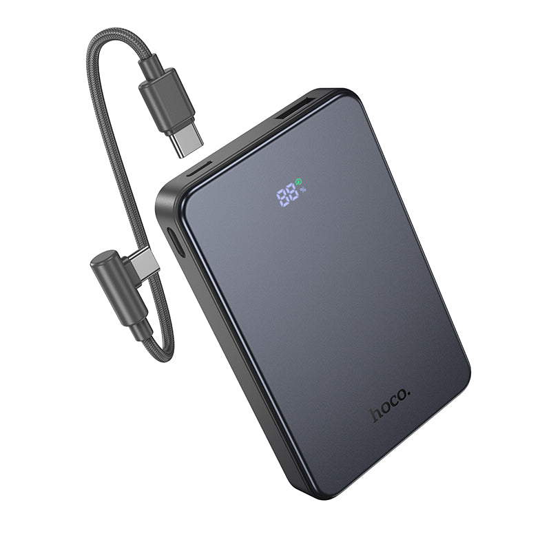Hoco 10000mAh Power Bank 22.5W PD20W Fast Charging Built-In USB-C Cable J170