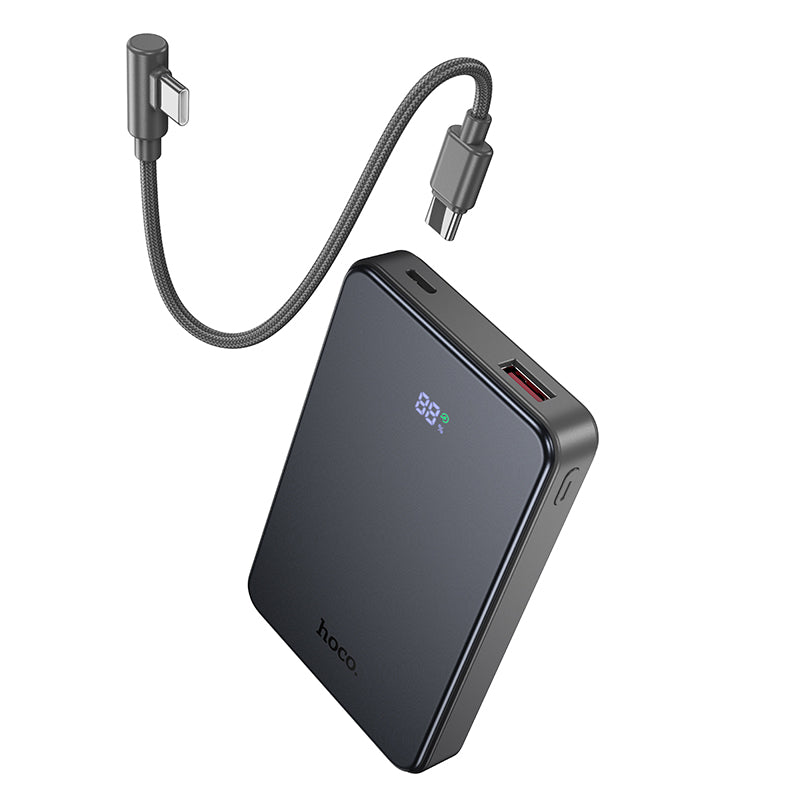 Hoco 10000mAh Power Bank 22.5W PD20W Fast Charging Built-In USB-C Cable J170