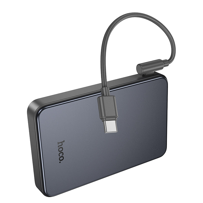 Hoco 10000mAh Power Bank 22.5W PD20W Fast Charging Built-In USB-C Cable J170