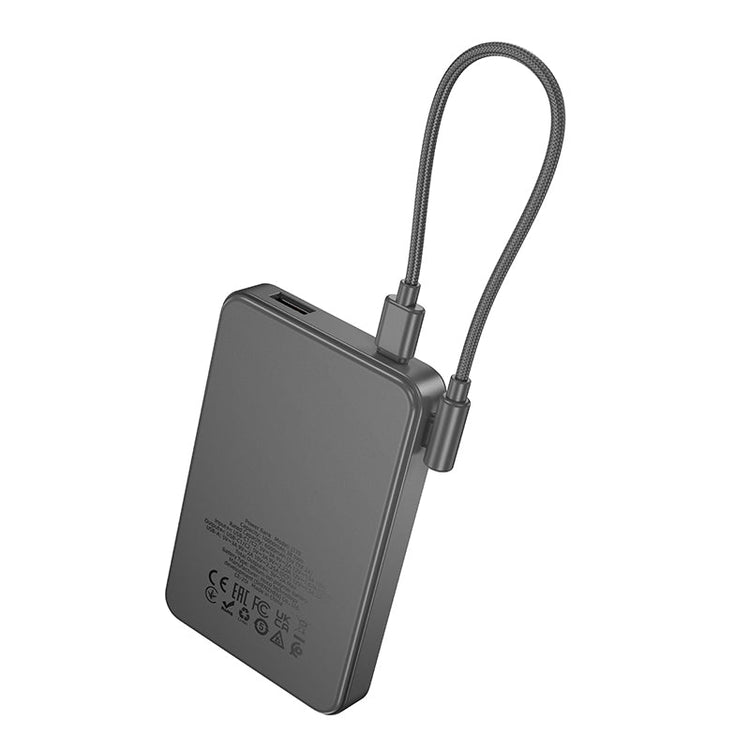 Hoco 10000mAh Power Bank 22.5W PD20W Fast Charging Built-In USB-C Cable J170