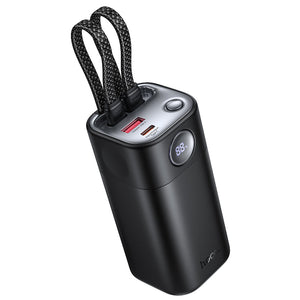 Hoco 20000mAh Power Bank 65W PD CCC Certified Fast Charging Two Built-In Cables Q59