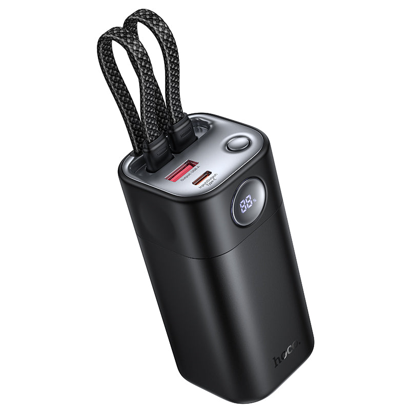 Hoco 20000mAh Power Bank 65W PD CCC Certified Fast Charging Two Built-In Cables Q59