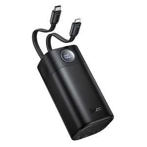 Hoco 20000mAh Power Bank 65W PD CCC Certified Fast Charging Two Built-In Cables Q59