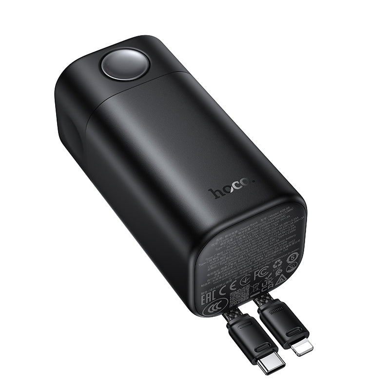 Hoco 20000mAh Power Bank 65W PD CCC Certified Fast Charging Two Built-In Cables Q59