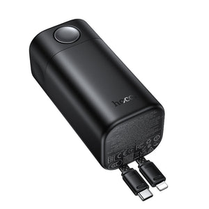 Hoco 20000mAh Power Bank 65W PD CCC Certified Fast Charging Two Built-In Cables Q59