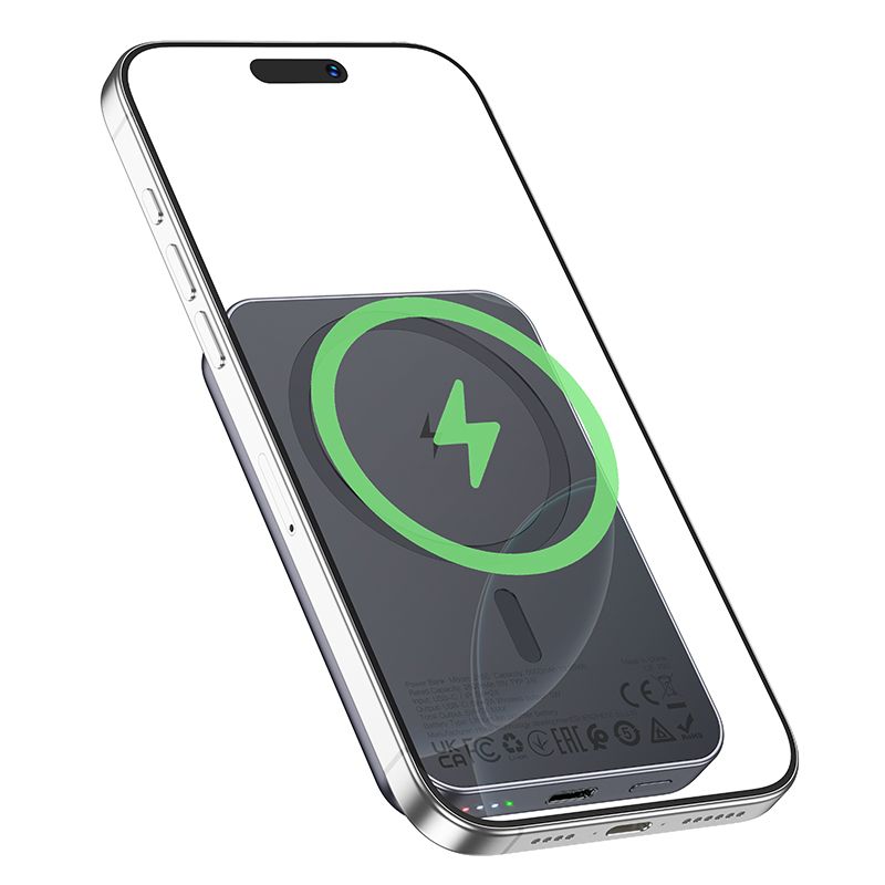 Hoco 5000mAh MagSafe Magnetic Power Bank Portable Wireless Charger