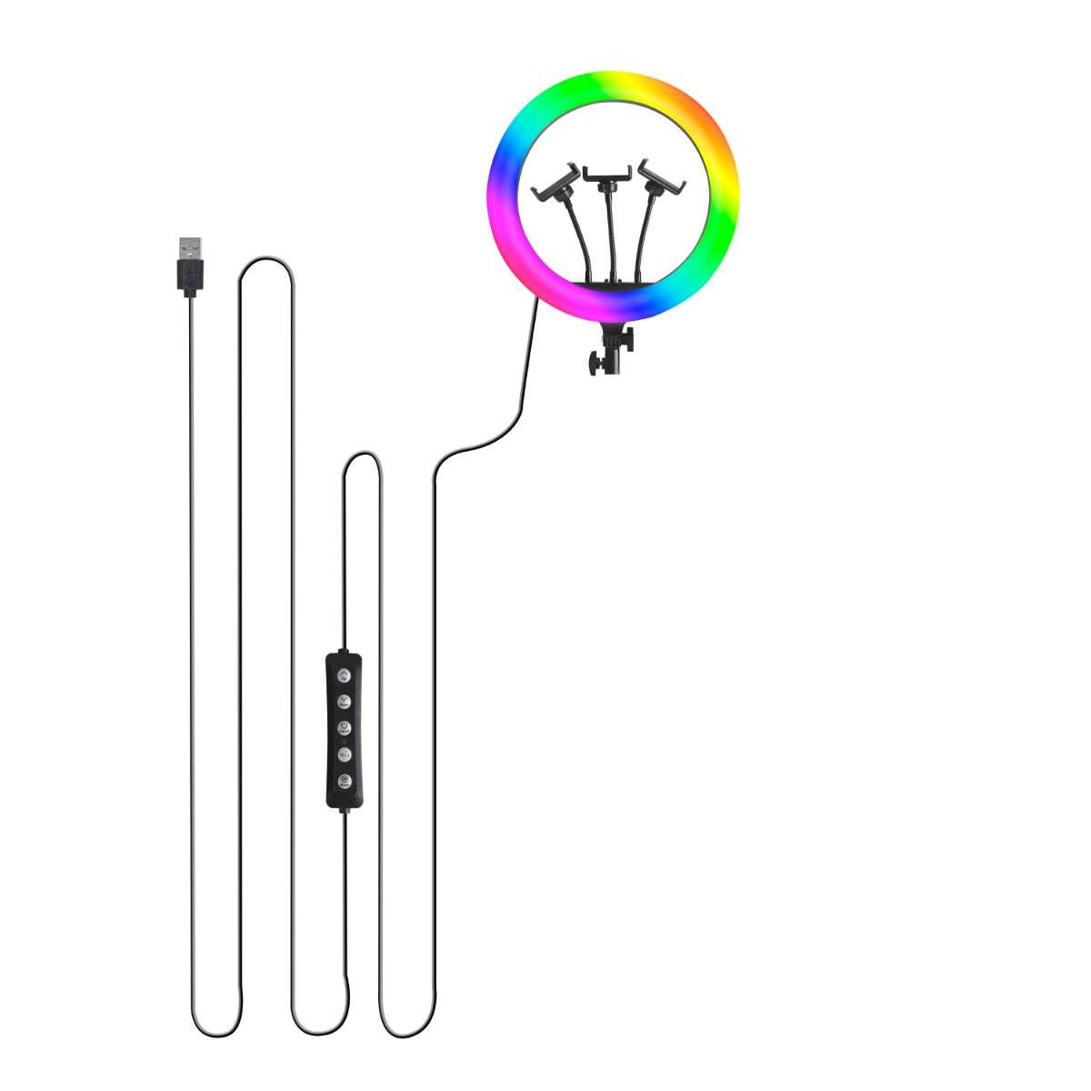 Blacktech 16 Inch Desktop RGB Ring Light Streaming Light Adjustable Brightness S16