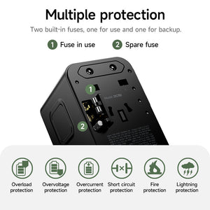 Hoco 100W GaN Fast Charger 3-Port USB-C 1-Port USB-A Universal Wall Charger DC152