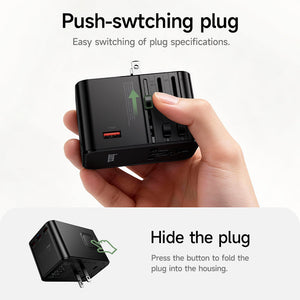 Hoco 100W GaN Fast Charger 3-Port USB-C 1-Port USB-A Universal Wall Charger DC152