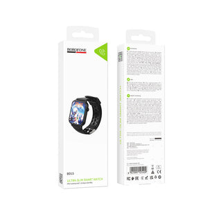 Borofone Bluetooth Calling Smart Watch with Touchscreen Display and Notifications
