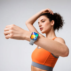 Borofone Bluetooth Calling Smart Watch with Touchscreen Display and Notifications