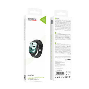Borofone Bluetooth Calling Smart Watch with Heart Rate and Sleep Monitoring