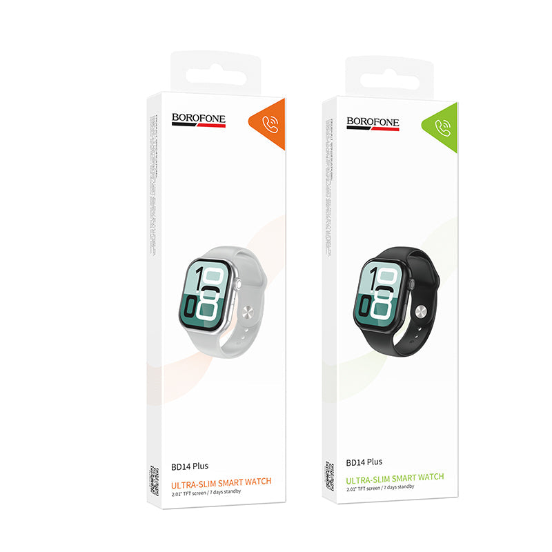 Borofone Bluetooth Calling Smart Watch with Heart Rate and Sleep Monitoring