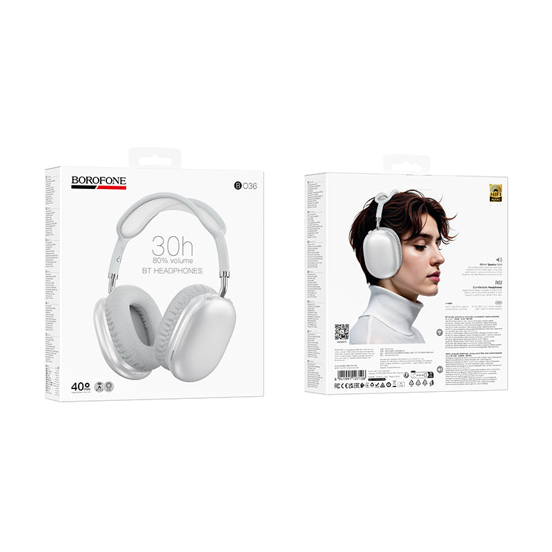 Borofone True Wireless Bluetooth Earbuds with USB-C Charging Case for Everyday Use