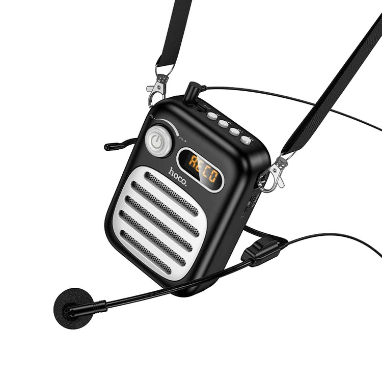 Hoco Bluetooth Speaker with Wired Microphone for Karaoke and Parties
