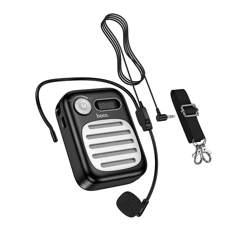 Hoco Bluetooth Speaker with Wired Microphone for Karaoke and Parties