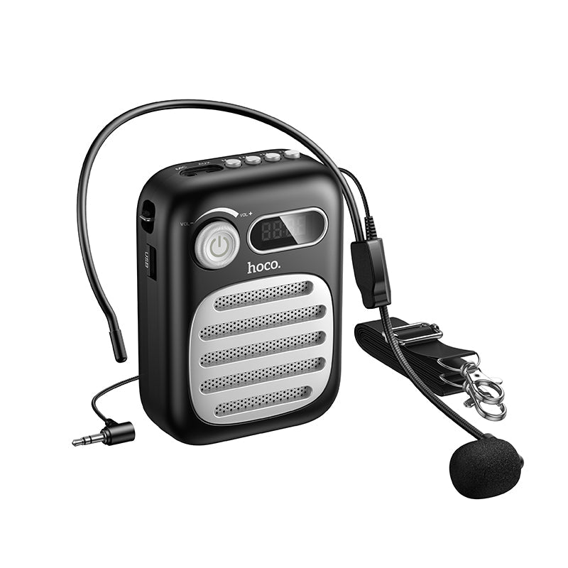 Hoco Bluetooth Speaker with Wired Microphone for Karaoke and Parties