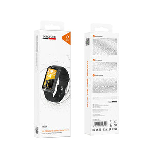 Borofone Smart Bracelet with Heart Rate, SpO2 Tracking and Bluetooth Calling