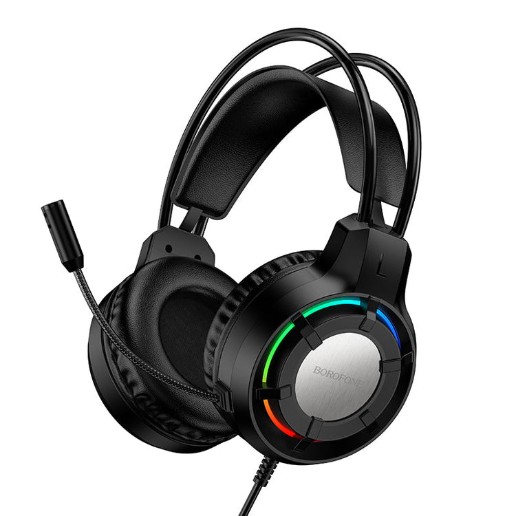 Borofone Wired Gaming Headphones with Microphone 50mm Driver Over-Ear BO112